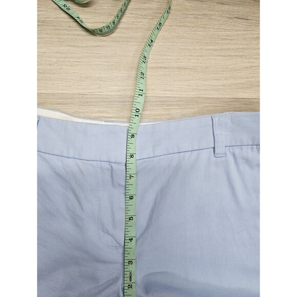 J. Crew Womens Blue Chino Shorts Size 6 Classic Preppy - Picture 7 of 9
